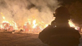 Dos incendios en San Carlos.