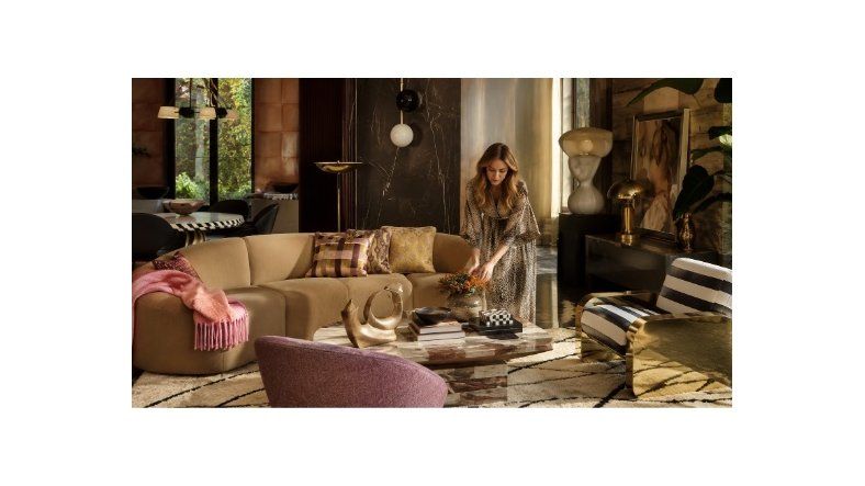 Interior sofisticado inspirado en el estilo de Kelly Wearstler para H&M HOME