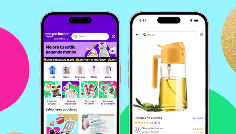 Amazon lanza Bazaar, la app que compite con Shein y Temu en Argentina
