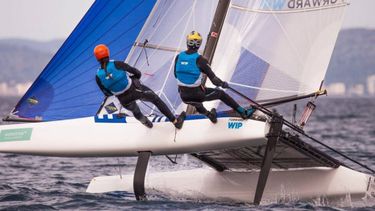 la dupla argentina majdalani-bosco sexta en la regata de paises bajos