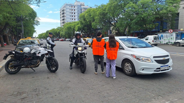 san rafael inicio una campana de concientizacion vial por todo el departamento