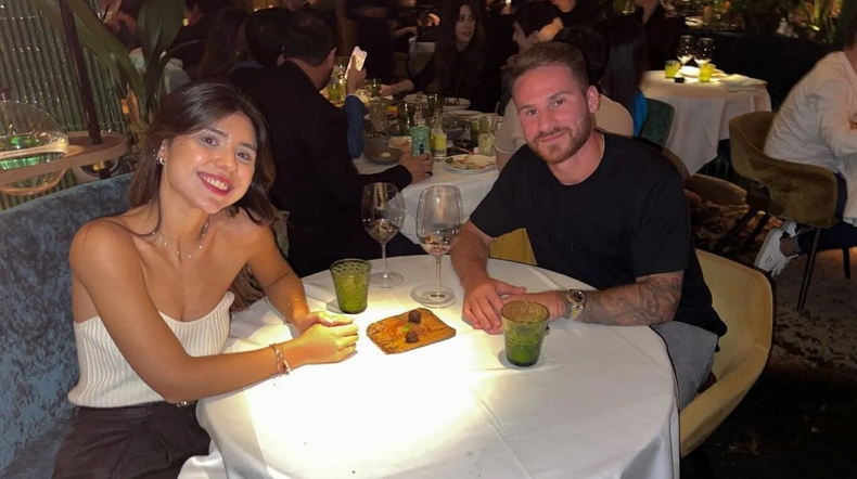 La historia de amor de Alexis Mac Allister con Camila Mayan.