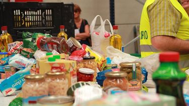 Campaña solidaria del Banco de Alimentos.
