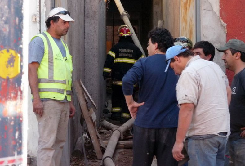 Bomberos derrumbe Iglesia