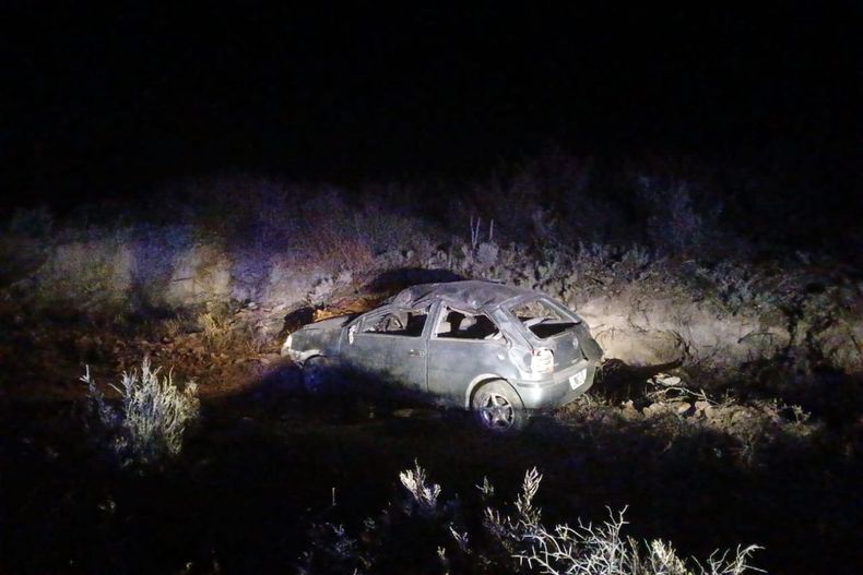 Así quedó el auto tras el trágico hecho en San Rafael