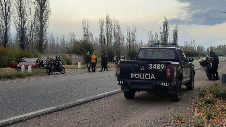Accidente sobre Ruta Nacional 40, Malargüe. Accidente sobre Ruta Nacional 40, Malargüe.