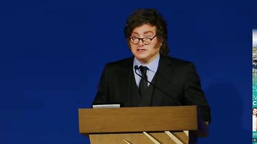 Javier Milei defendió la apertura económica durante su exposición ante empresarios estadounidenses en Washington. Javier Milei defendió la apertura económica durante su exposición ante empresarios estadounidenses en Washington.
