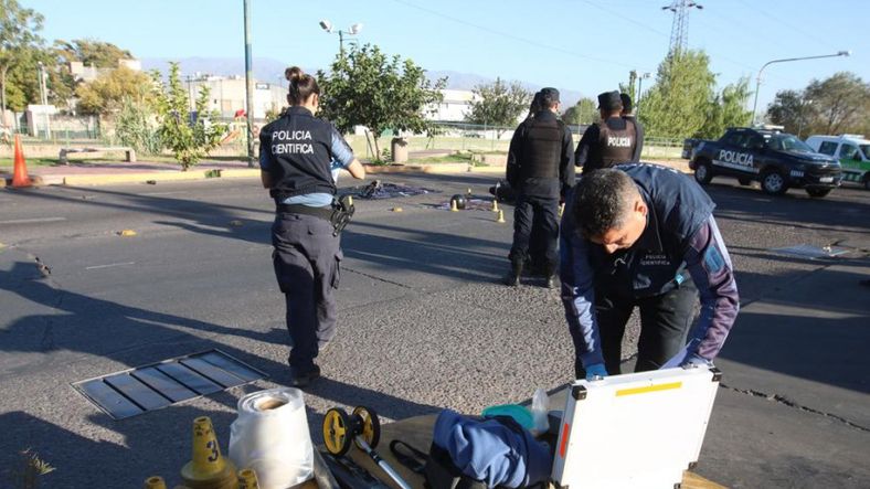 Un motociclista murió tras un accidente en Las Heras