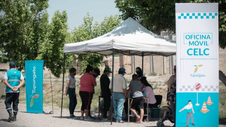 En Tupungato el Centro Emisor Móvil de Licencias de Conducir visitará los distritos durante diciembre.