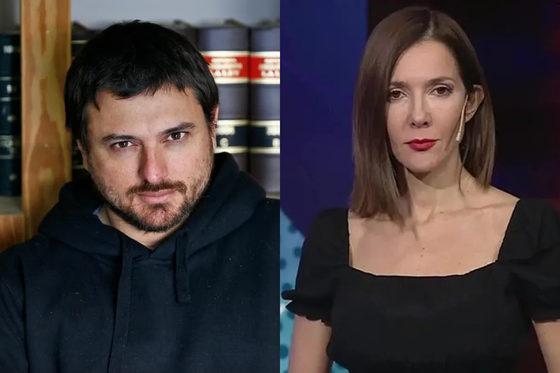 Juan Grabois y Cristina Pérez.