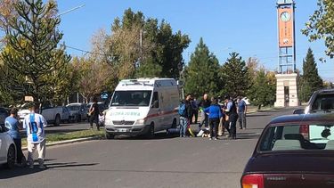 Accidente en pleno centro de Malargüe. Accidente en pleno centro de Malargüe.