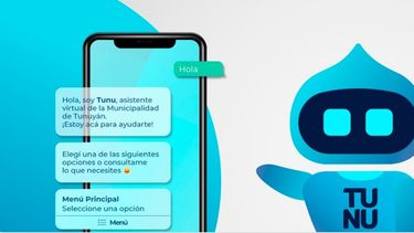 El municipio de Tunuyán presentó su nuevo asistente virtual.