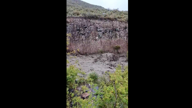 Por aludes, están intransitables los caracoles en Vallecitos (Foto: captura de video)