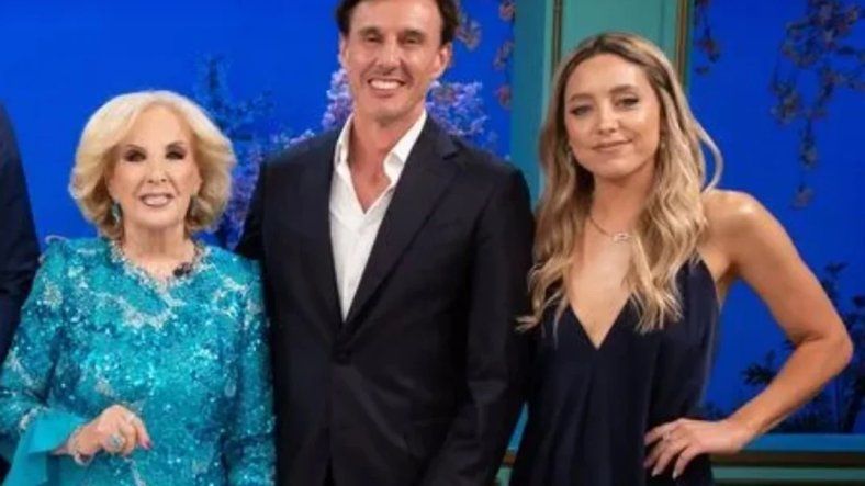 Mirtha Legrand junto a Moritán.