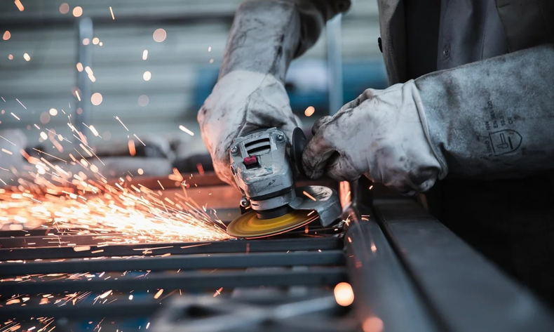 Caída de la industria metalúrgica en el país.
