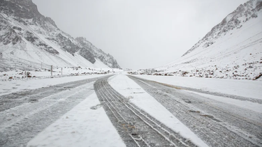 Nieve en Tupungato en pleno octubre.
