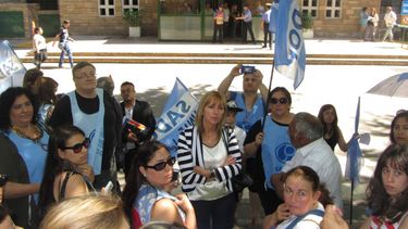 Sitio Andino | reclamo en casa de gobierno, docentes colegios privados, SADOP