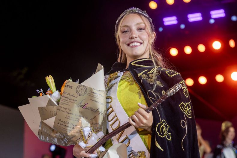 Ciudad celebró su Vendimia con una gran fiesta y coronó a María Celeste Sammartino como su reina