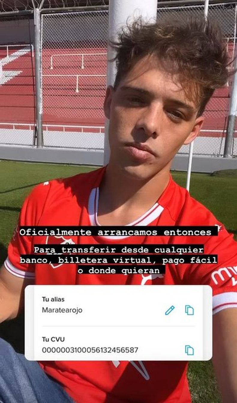 Santi Maratea: Un 'influencer' argentino reúne un millón de dólares en 24  horas para salvar al club Independiente