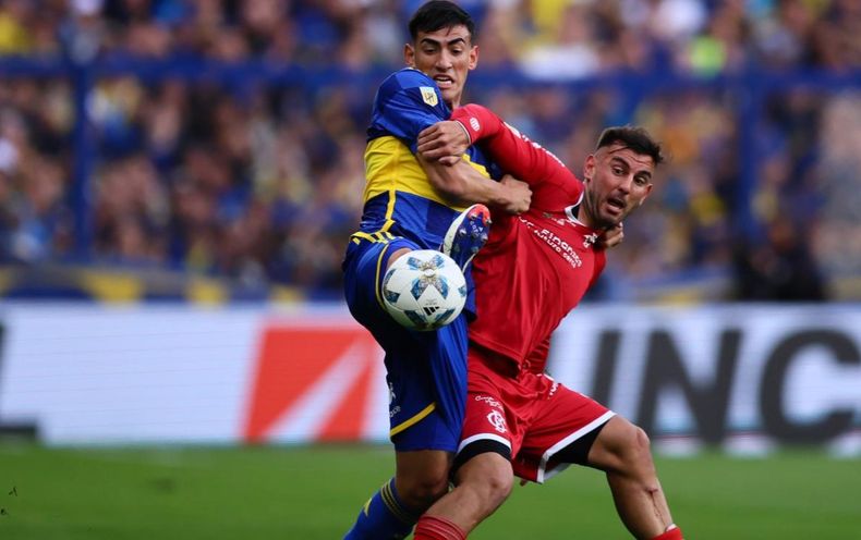 El Xeneize, con su fútbol., dominó las acciones de local.