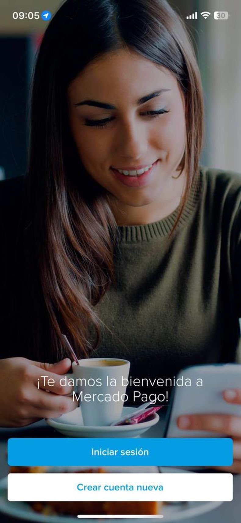 El mensaje que aparece en Mercado Pago.
