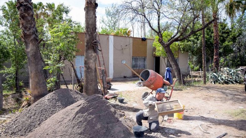Alvear: avanza la obra del nuevo destacamento de Policía Rural