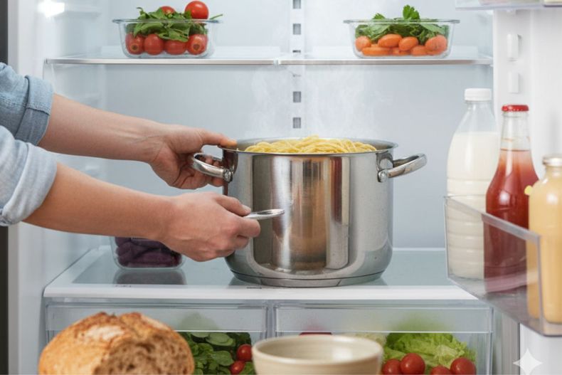 Ni por higiene ni por comodidad: por qué no se deben dejar ollas con comida en la heladera