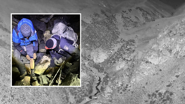 Rescate en el Cerro El Plata: asistieron a dos montañistas perdidos Rescate en el Cerro El Plata: asistieron a dos montañistas perdidos