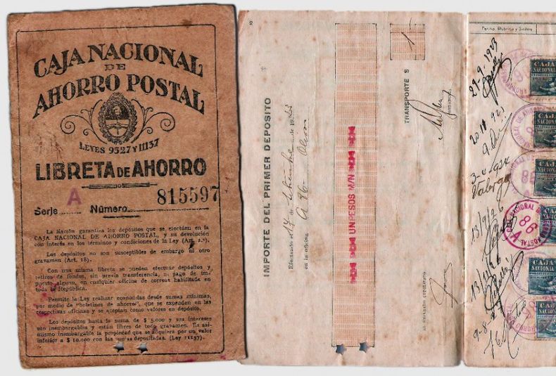 Libreta ahorro postal