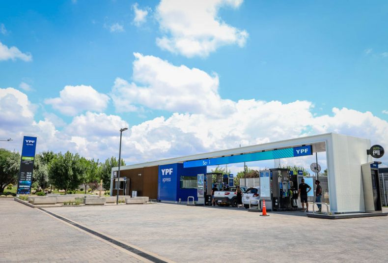 Estación de servicio, ypf express