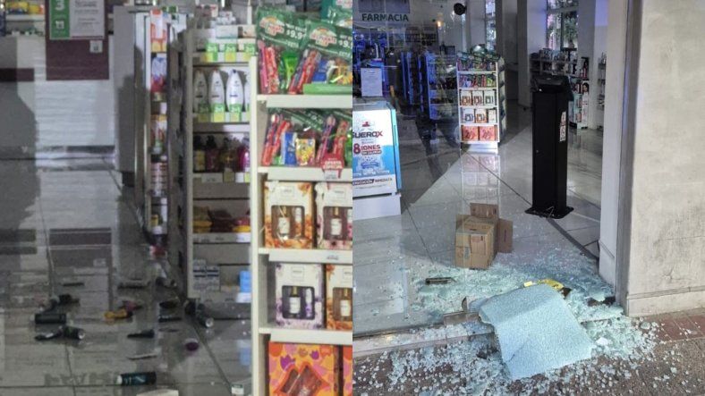 Robo y daños en pleno centro de Mendoza. Robo y daños en pleno centro de Mendoza.