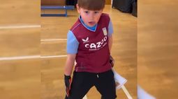 El increíble baile del hijo del Dibu Martínez