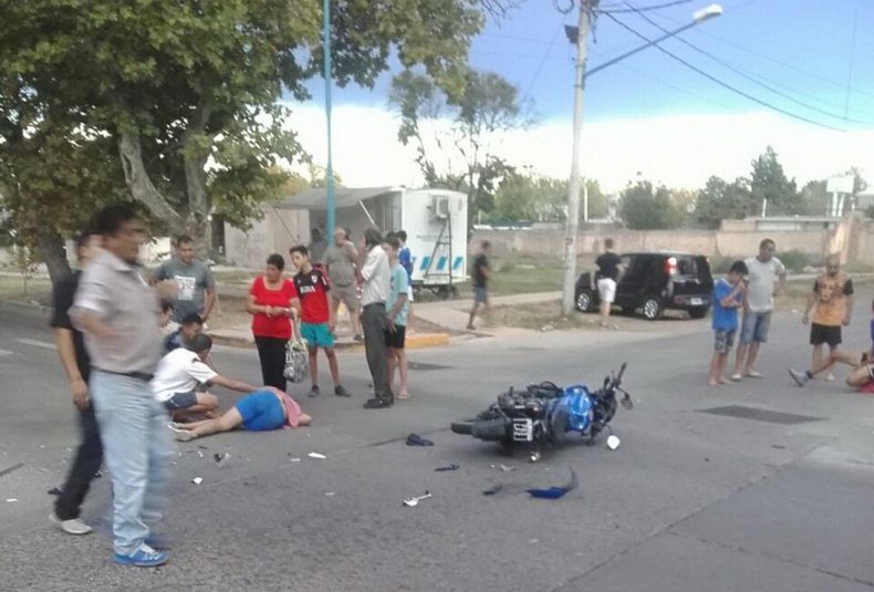accidente moto Godoy Cruz