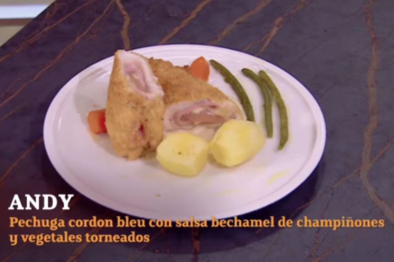 El plato que presentó Andy Chango al jurado de MasterChef Celebrity