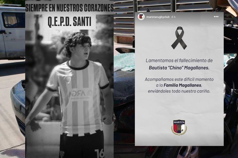 La despedida en las redes sociales de los chicos fallecidos en el accidente vial en Godoy Cruz.