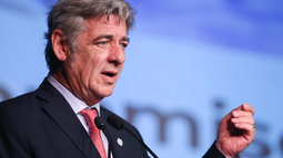 Nicolás Pino, presidente de la Sociedad Rural Argentina, cuestionó la rapídez con la que se alcanzó el cupo para retenciones 0.