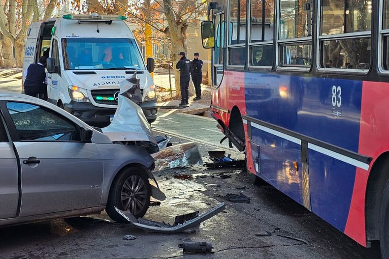 El accidente ocurrió minutos antes de las 10 en Luján de Cuyo.