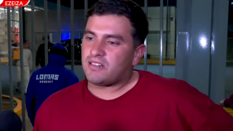 Mario Robles, uno de los argentinos deportados por Estados Unidos.
