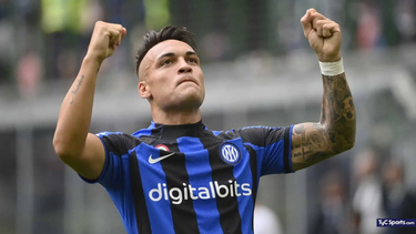 Lautaro Martínez y la sana costumbre de anotar.