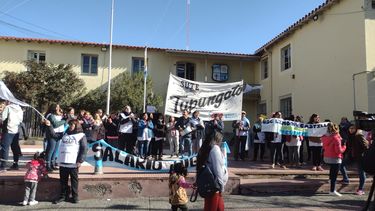 Fuerte acatamiento del paro en Valle de Uco.