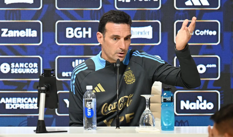 Lionel Scaloni se&nbsp; mostró tranquilo por el resultado.