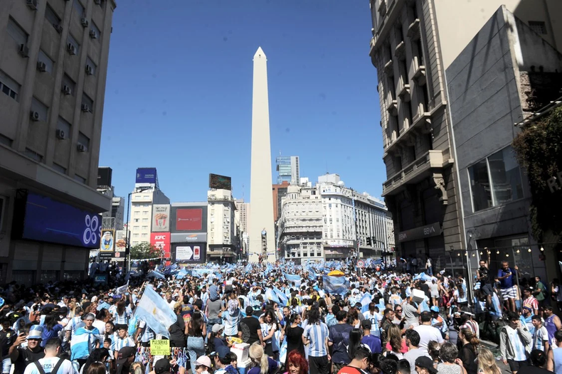 La Selecci n festejar el martes con una caravana al Obelisco