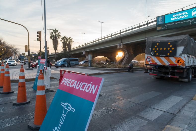 Cierran el nudo vial de la Ciudad de Mendoza.