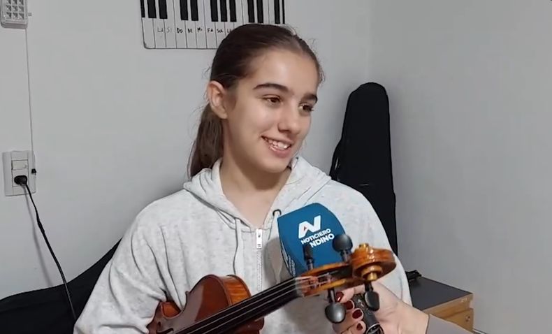 Gretta Silvestre violinista General Alvear