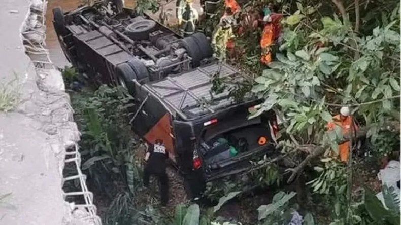 Tragedia en Brasil: siete personas murieron en un accidente.