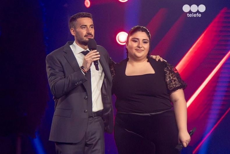 Eugenia Rodríguez la rompió en La Voz Argentina y se plantó frente al jurado