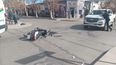 Un accidente vial entre una moto y una camioneta dejó a dos mujeres hospitalizadas