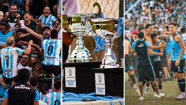 El Club Atlético Argentino celebró el título del Torneo Clausura ante su gente en San José. El Club Atlético Argentino celebró el título del Torneo Clausura ante su gente en San José.