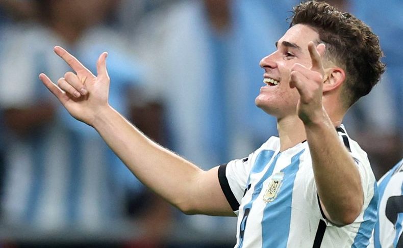 Julián Álvarez habló del apoyo de Gallardo durante el Mundial.