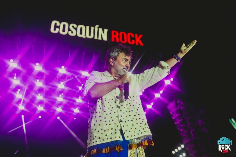 Babasónicos, uno de los históricos, vuelve  a decir presente en el Cosquín Rock 2026. 